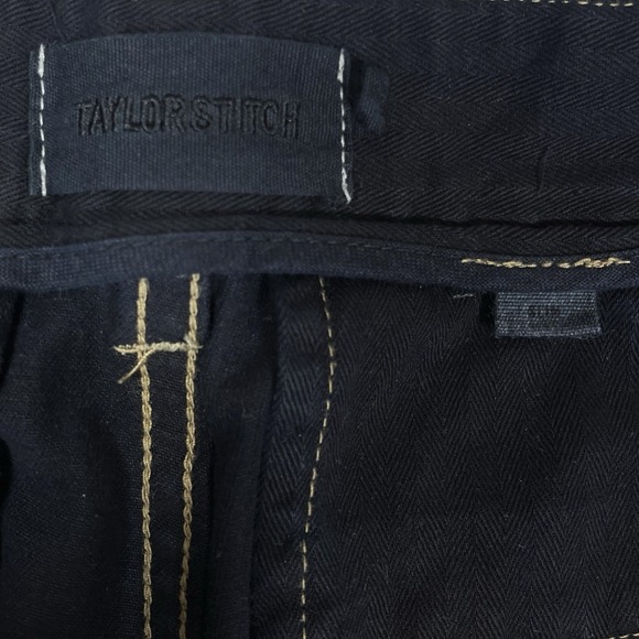 Taylor Stitch Foundation Pants Mens 32x32 (Fits 32x31) Black Slim Straight Chino - Picture 6 of 6